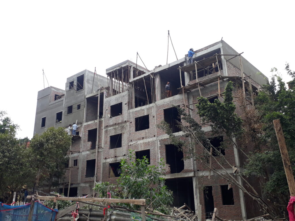 quá trình xây nhà 4 tầng